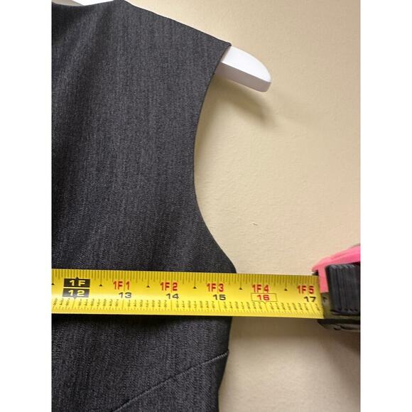 Calvin Klein Size 4 Gray Sleeveless Knee Length Sheath Dress Workwear Classic - Picture 11 of 12